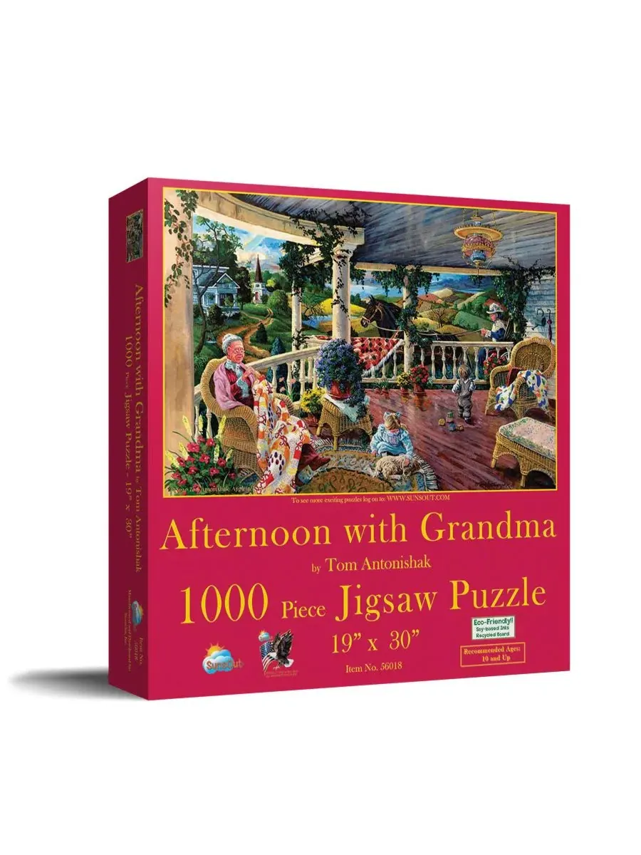 Пазл 1000 элементов Afternoon with Grandma SunsOut, 48х76 см