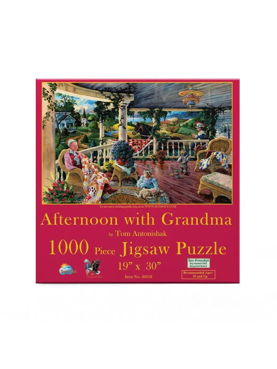 Пазл 1000 элементов Afternoon with Grandma SunsOut, 48х76 см — изображение 2 из 5, нет цвета