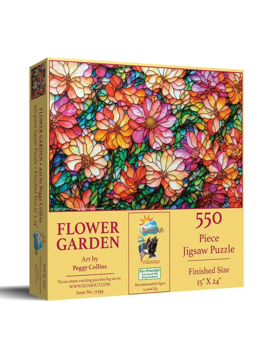 Пазл Flower Garden 550 элементов SunsOut