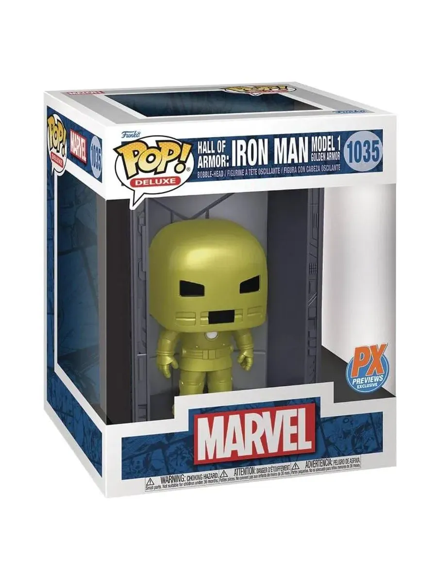 Коллекционная фигурка Funko Pop! Deluxe Marvel Iron Man Model 1 Funko — изображение 3 из 3, нет цвета