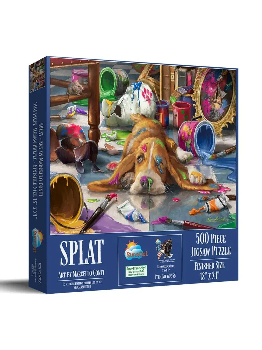 Пазл Splat из 500 деталей для взрослых Sunsout