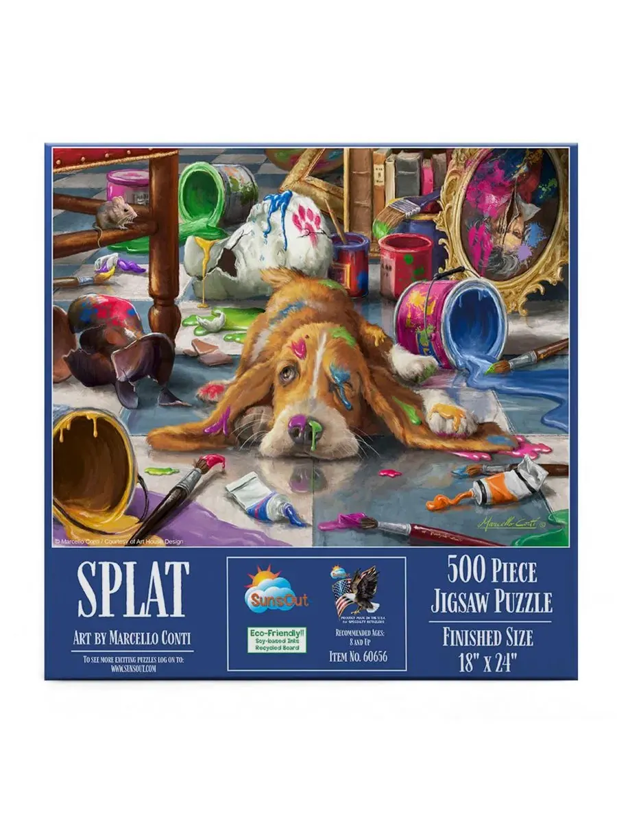 Пазл Splat из 500 деталей для взрослых Sunsout — изображение 2 из 5, нет цвета