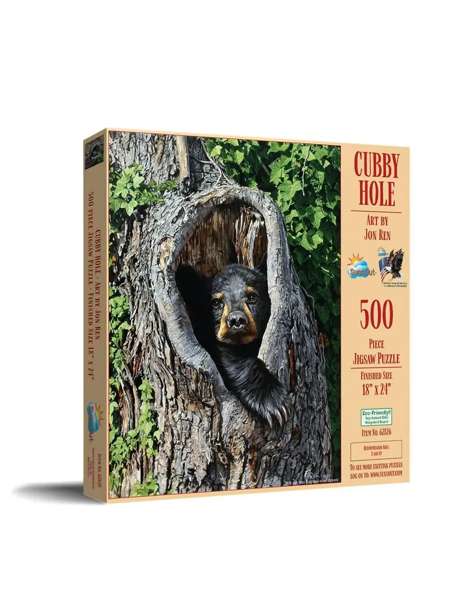 Пазл Cubby Hole из 500 деталей для взрослых Sunsout
