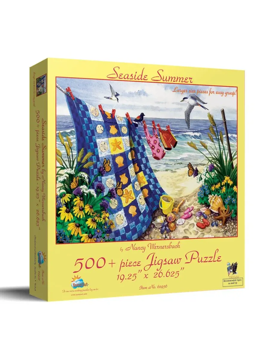 Пазл «Морское лето» из 500 крупных деталей для взрослых Sunsout