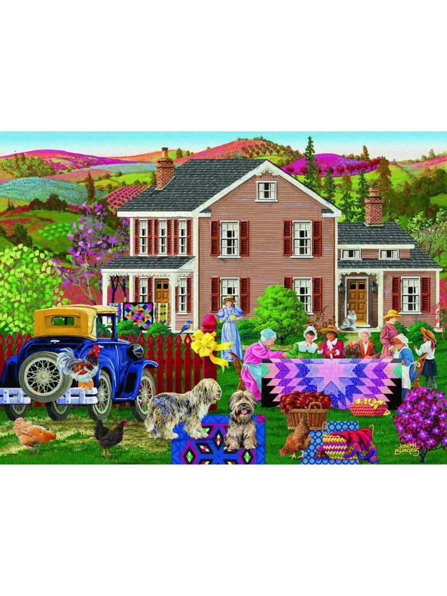 Пазл Quilting Bees из 300 деталей для взрослых Sunsout — изображение 4 из 5, нет цвета
