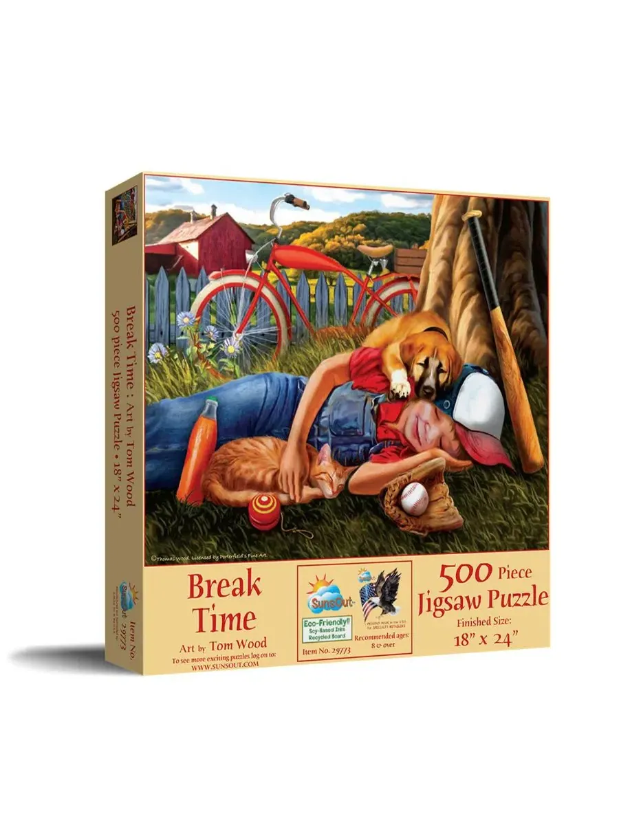 Пазл 500 элементов Break Time SunsOut, 46×61 см