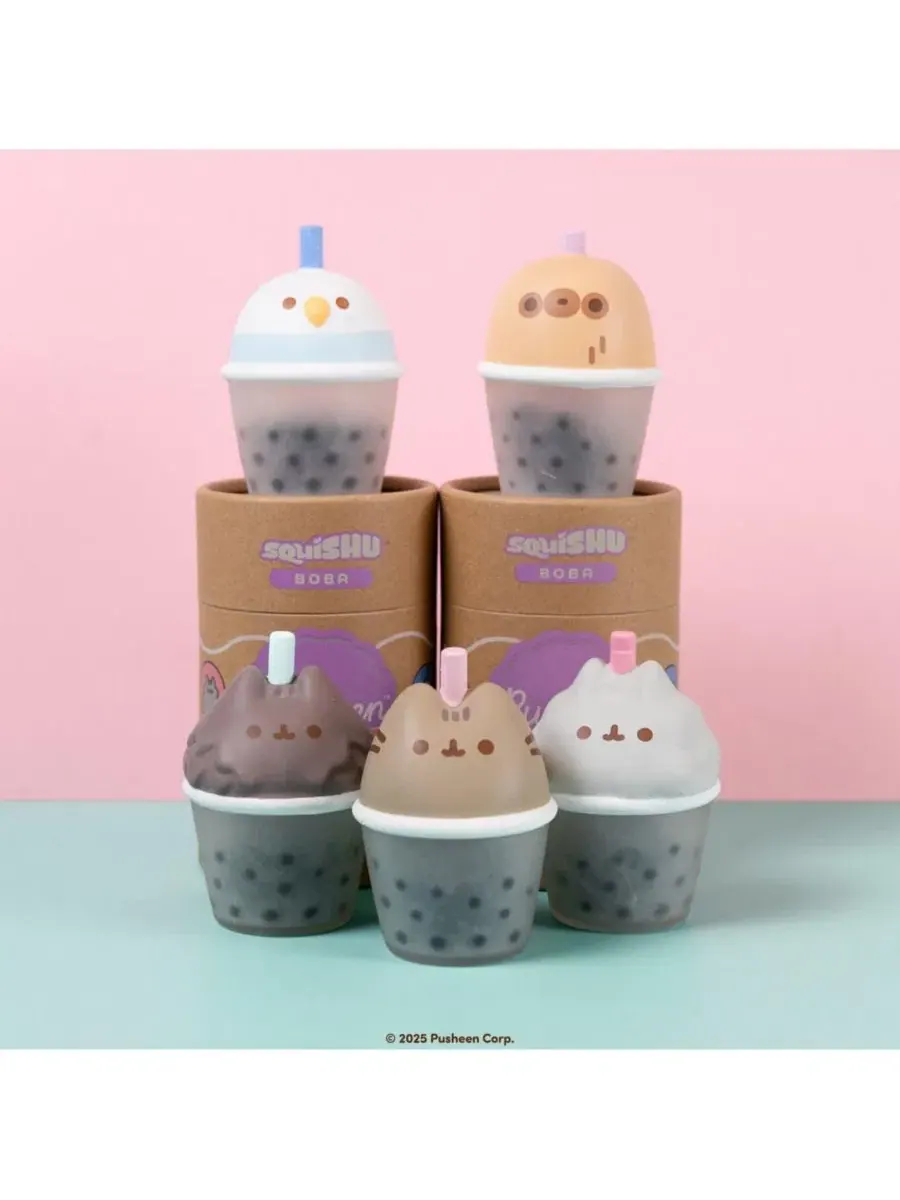 Мягкая игрушка-сквиш Pusheen Boba Tea Hamee — изображение 2 из 3, нет цвета