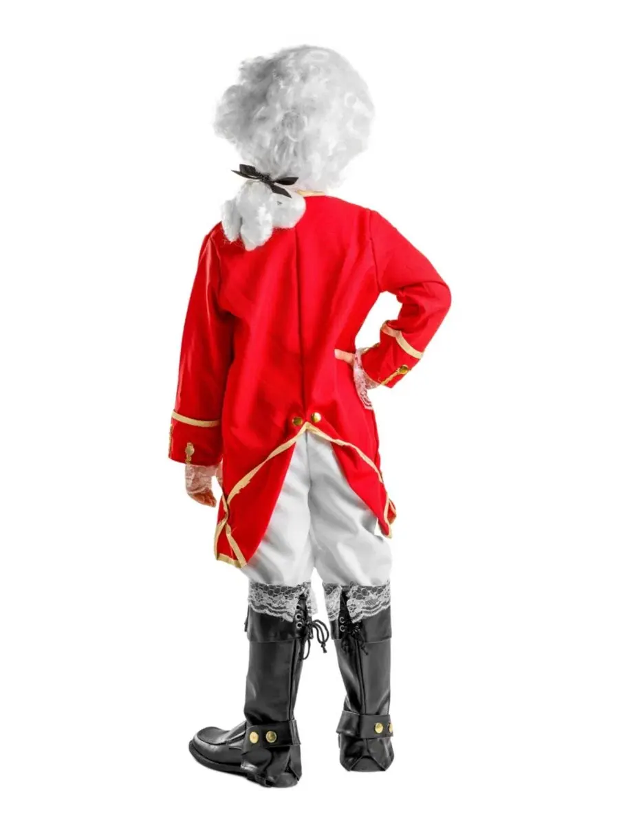 Костюм викторианского мальчика с жилетом и ботфортами Dress Up America — изображение 2 из 3, красный