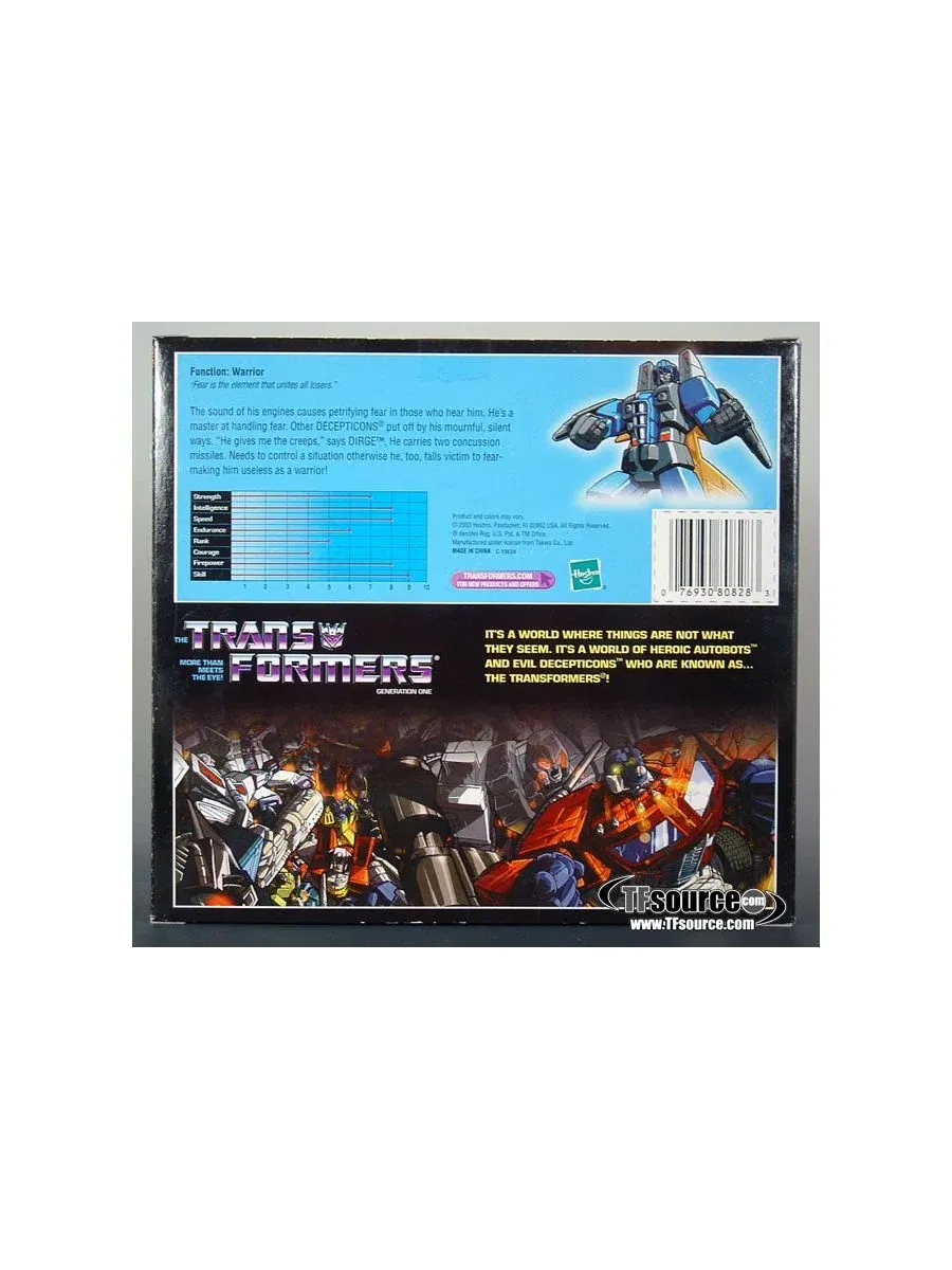 Коллекционная фигурка Dirge Transformers G1, 13 см Transformers — изображение 4 из 5, нет цвета