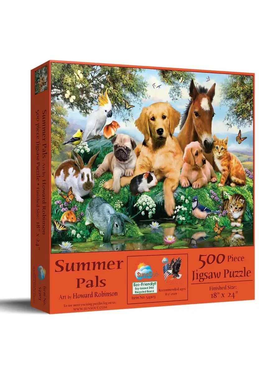 Пазл Summer Pals из 500 деталей для взрослых Sunsout