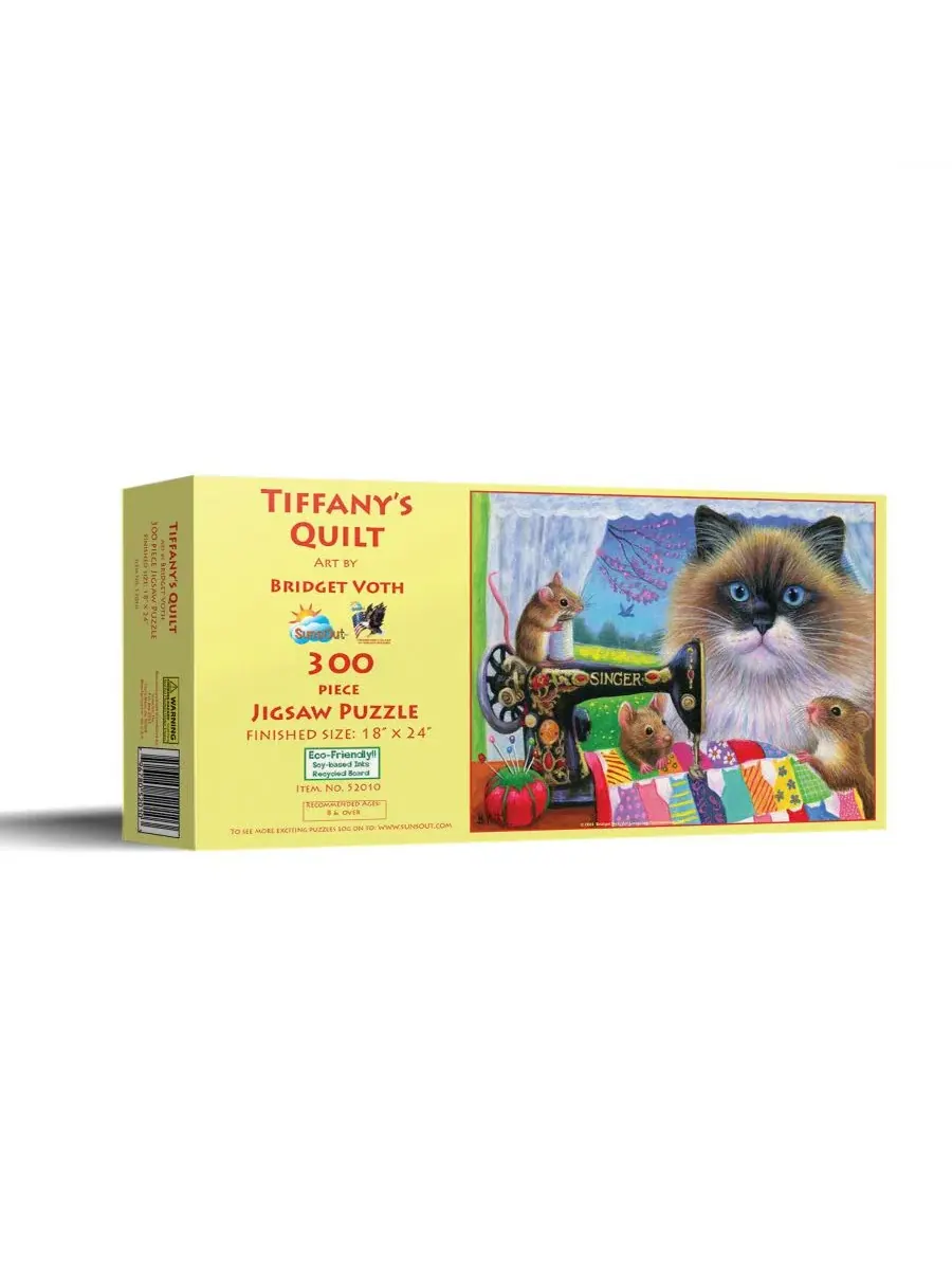 Пазл «Одеяло Тиффани» из 300 деталей для взрослых Sunsout