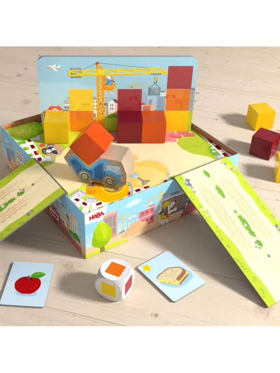 Настольная игра-конструктор My Very First Games Block by Block Haba — изображение 2 из 8, нет цвета