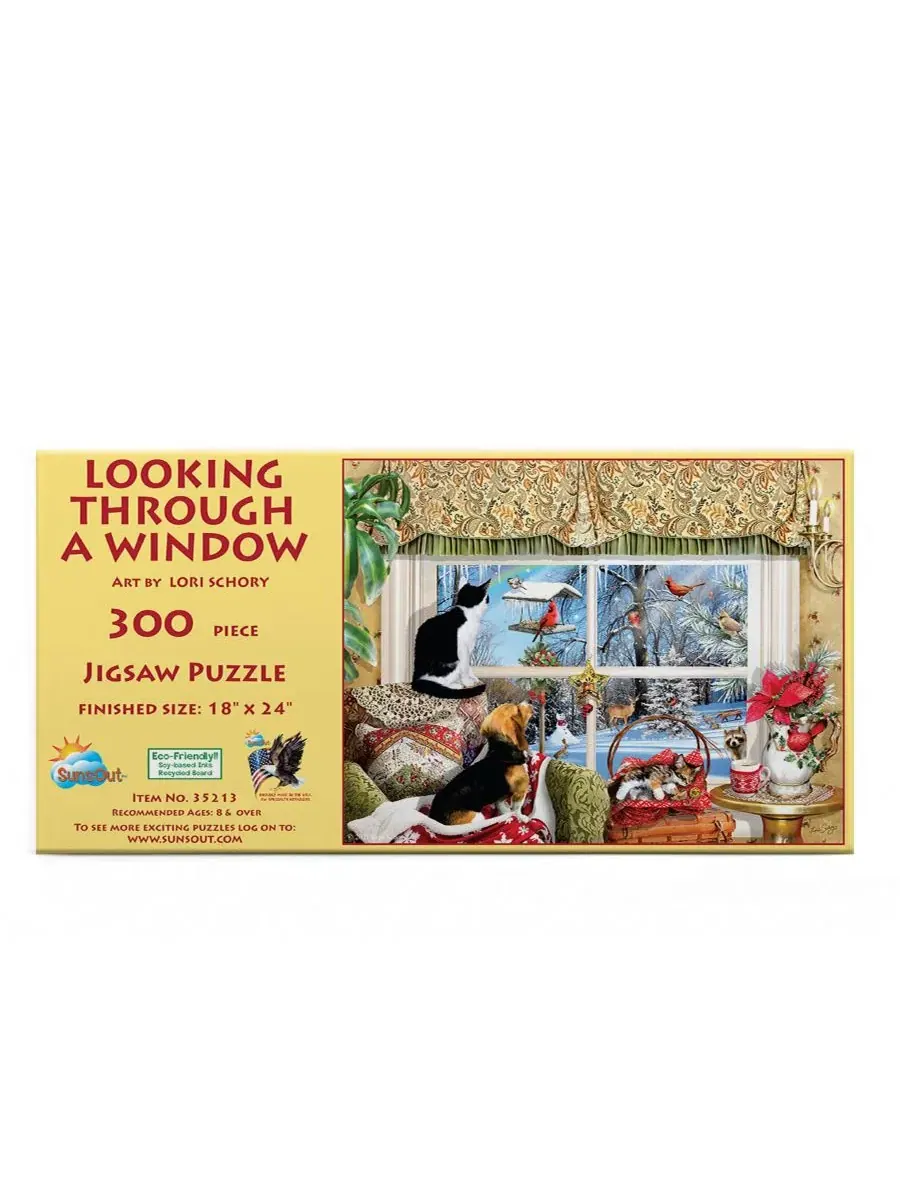 Пазл 300 деталей «Looking Through a Window» SunsOut — изображение 2 из 5, нет цвета