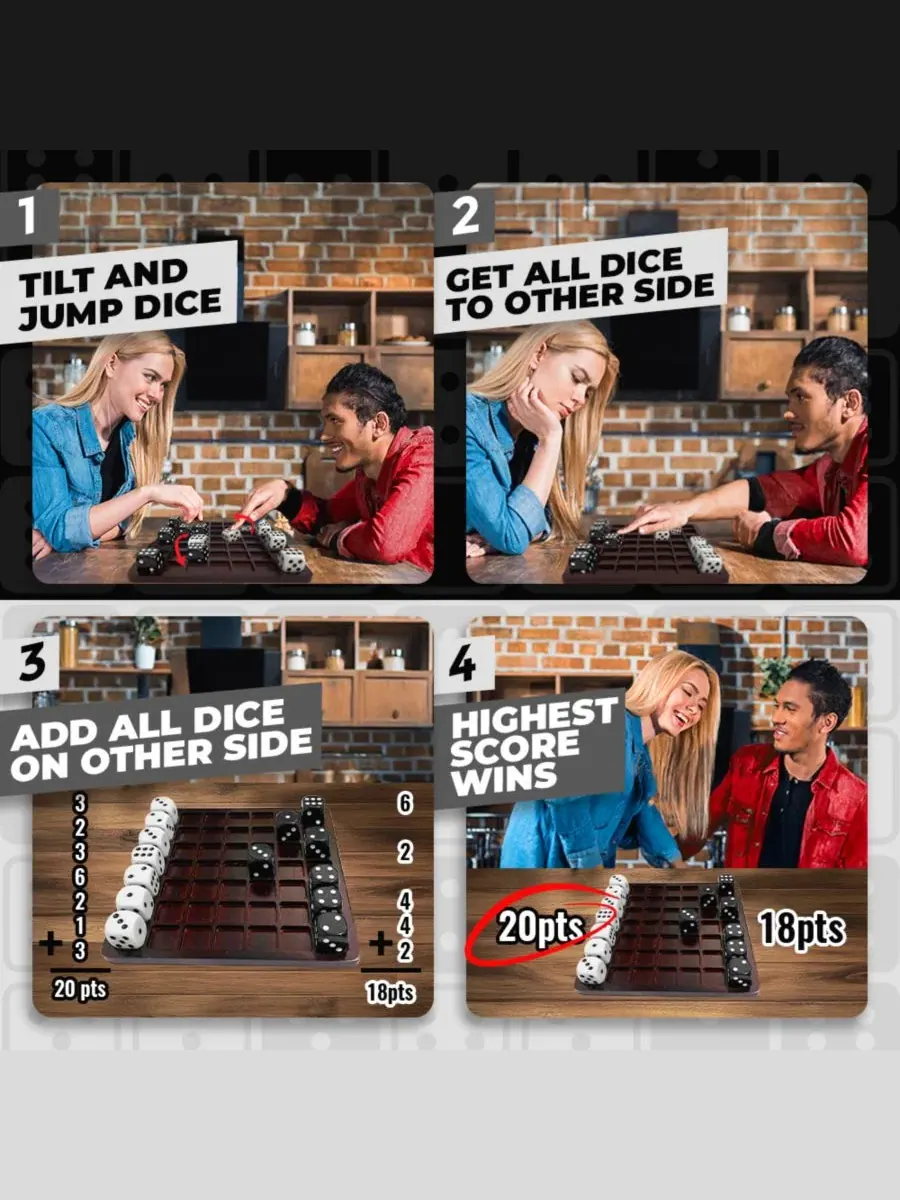 Настольная игра-битва на кубиках Dittle Dice Battle SWOOC — изображение 5 из 6, коричневый