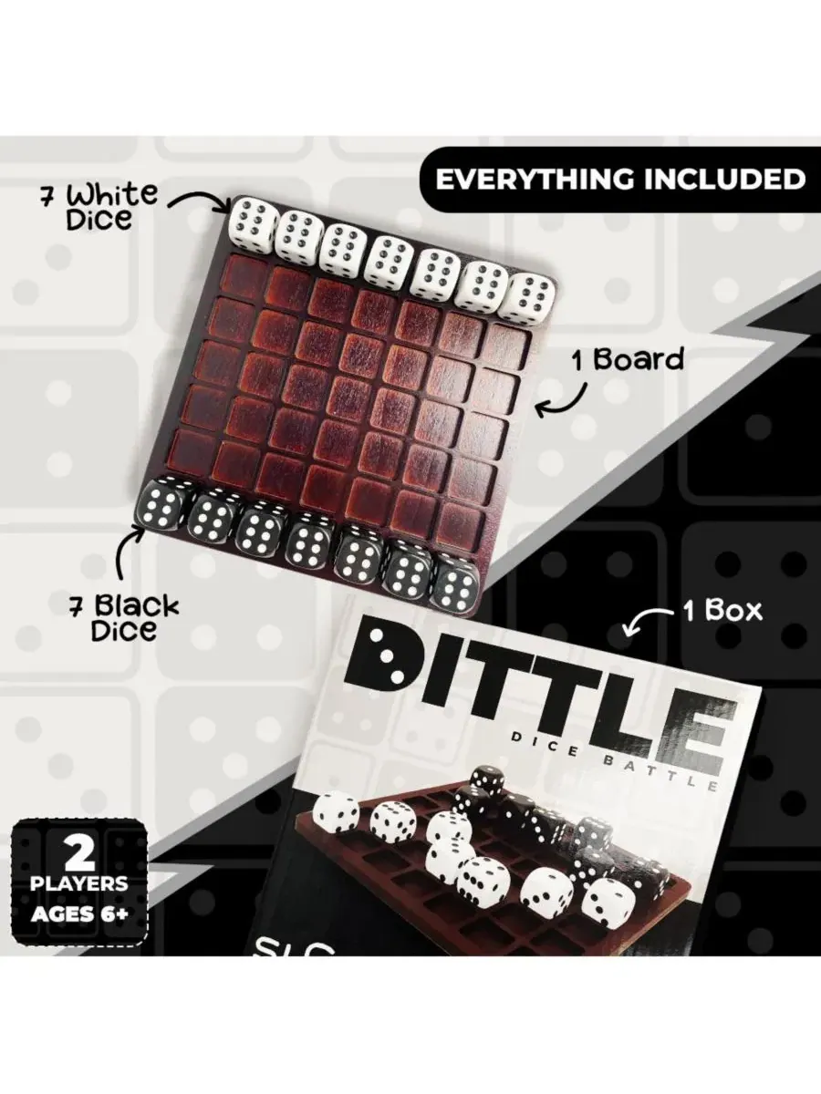 Настольная игра-битва на кубиках Dittle Dice Battle SWOOC — изображение 6 из 6, коричневый
