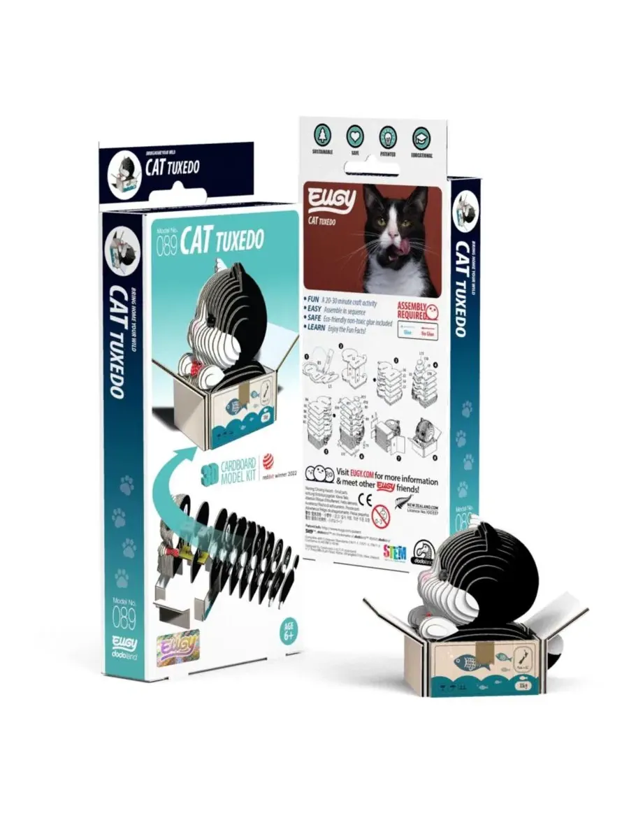 3D-пазл Cat Tuxedo Eugy