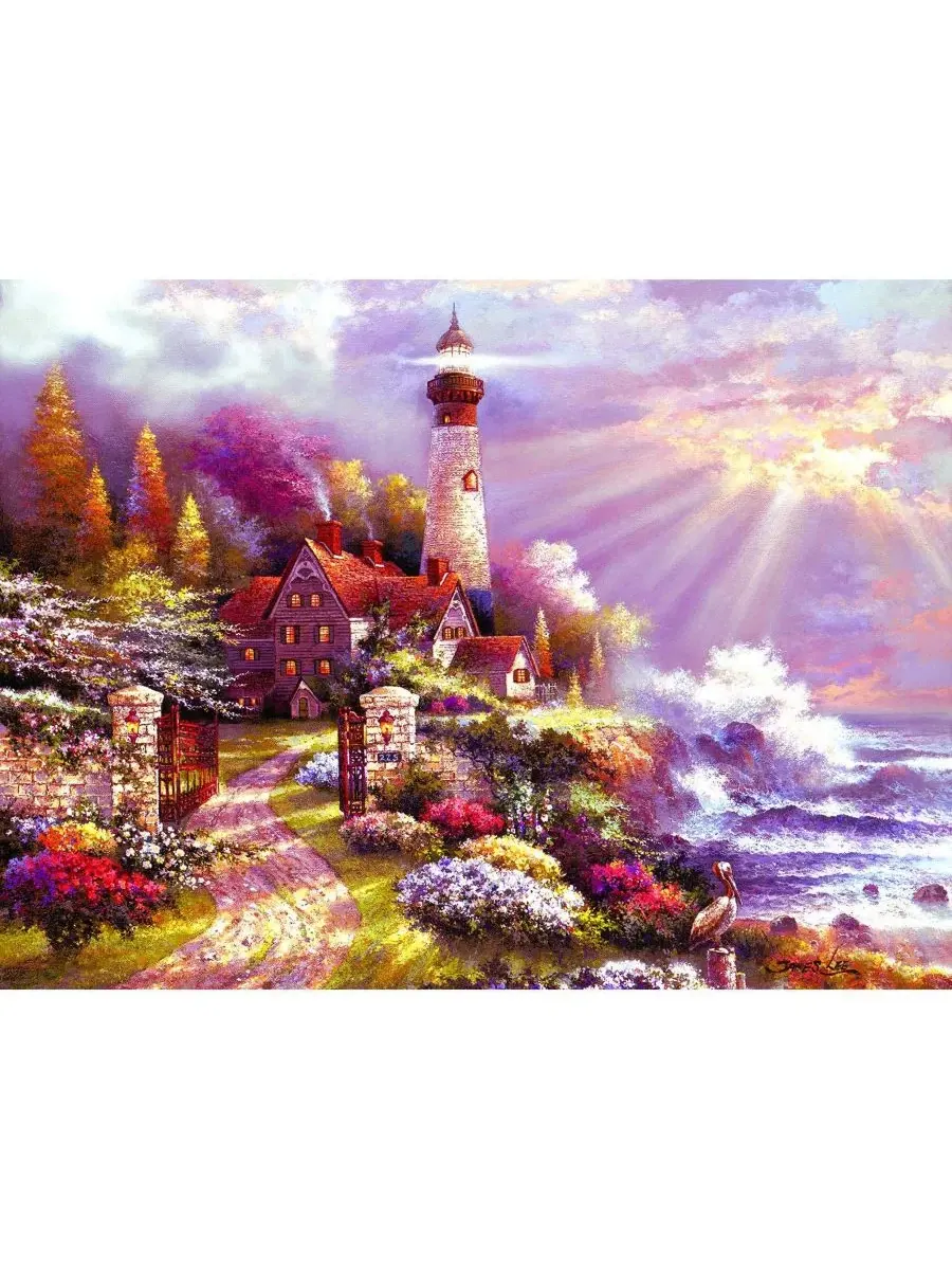 Пазл «Прибрежное великолепие» (1000 деталей) для взрослых Sunsout — изображение 3 из 5, нет цвета