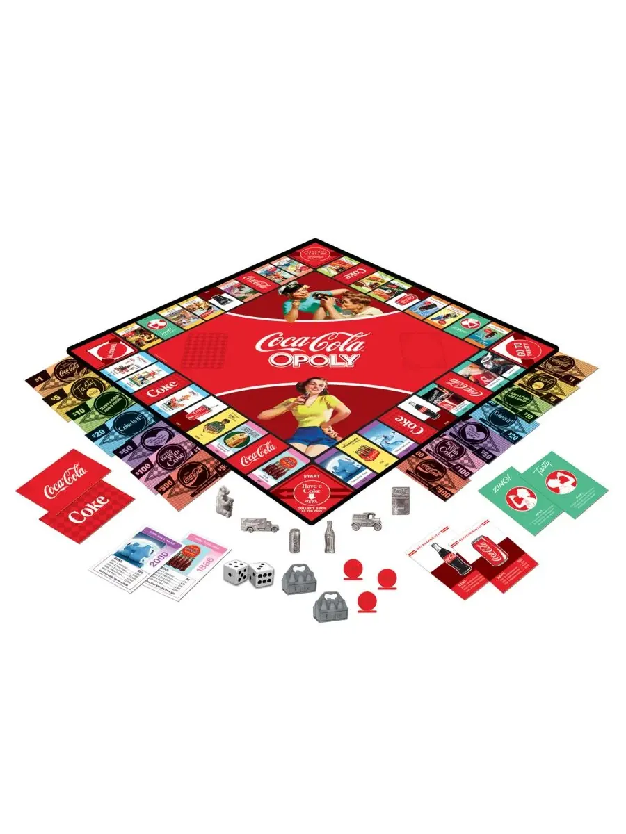 Настольная игра Coca-Cola Opoly MasterPieces Puzzles — изображение 2 из 3, мульти