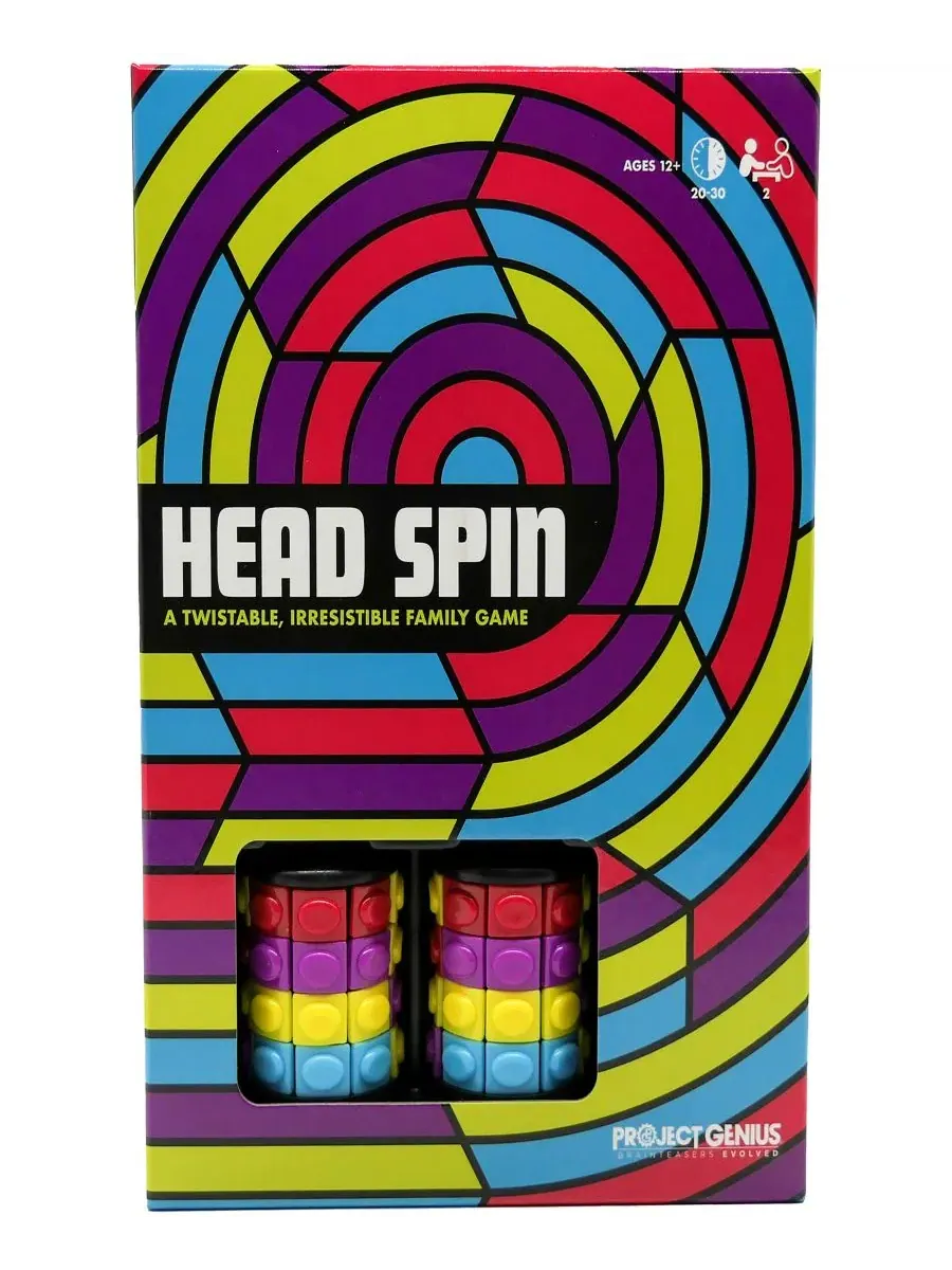 Настольная игра Head Spin Family Two-Player Fidget-Spinner Game Project Genius