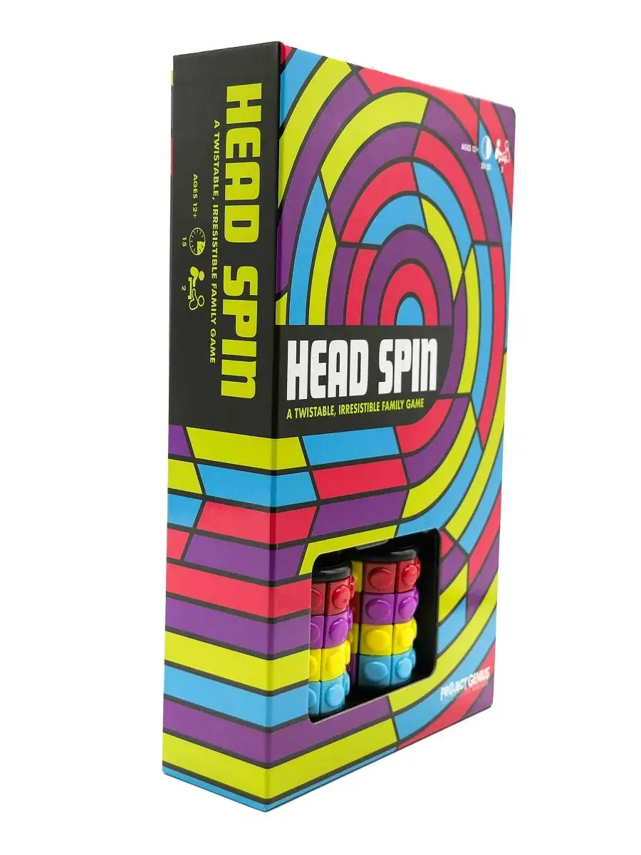 Настольная игра Head Spin Family Two-Player Fidget-Spinner Game Project Genius — изображение 2 из 6, мульти