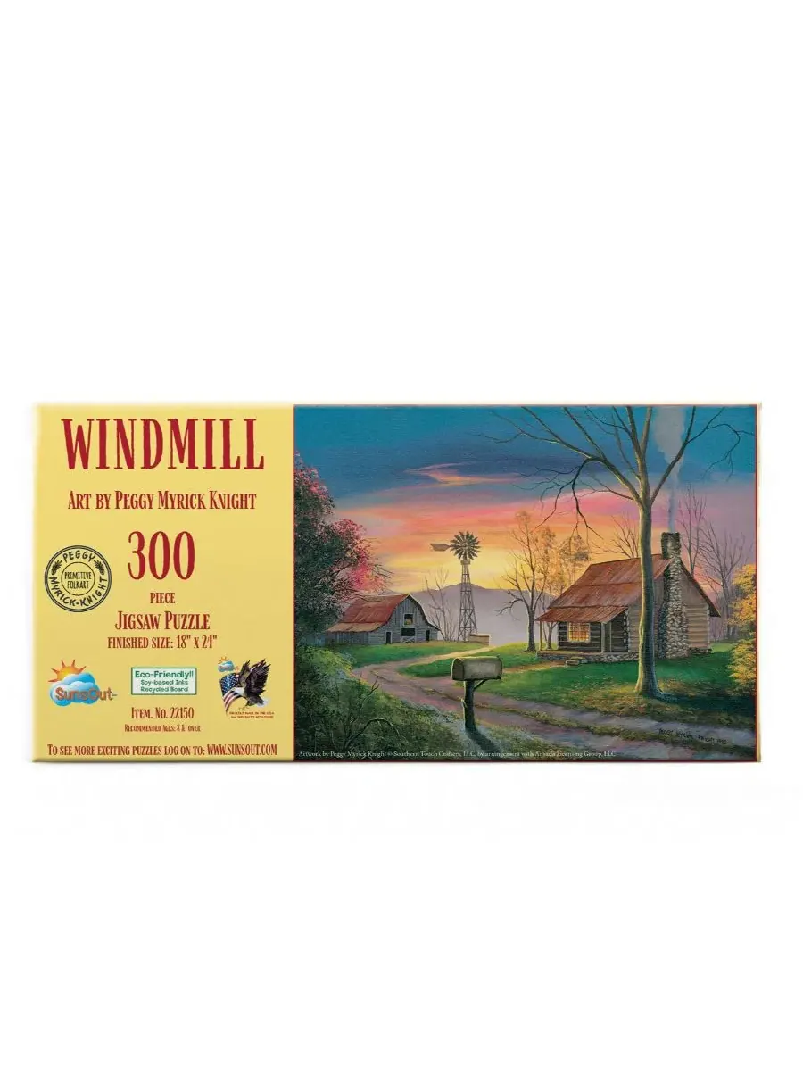Пазл Windmill 300 деталей SunsOut, 46x61 см — изображение 2 из 5, нет цвета