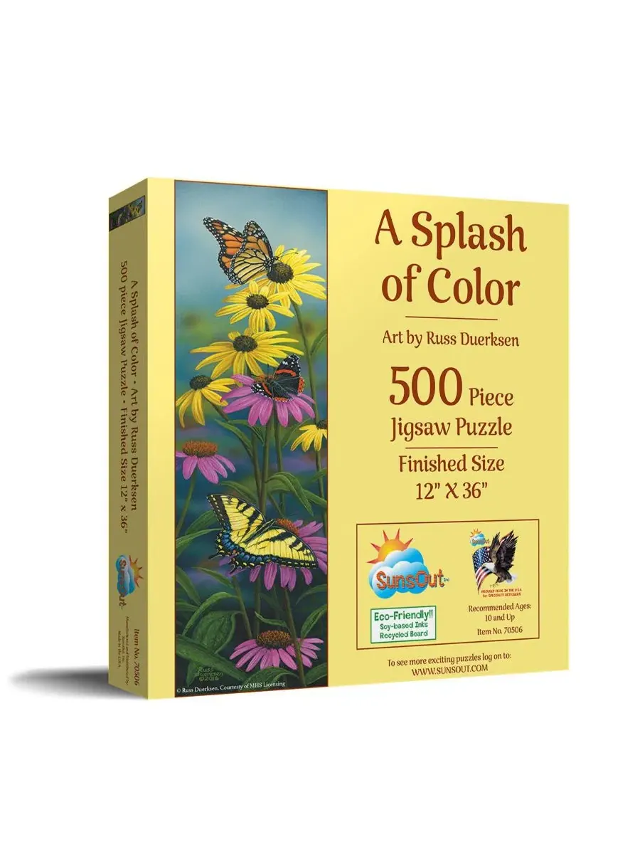 Пазл Splash of Color 500 элементов SunsOut, 30x91 см