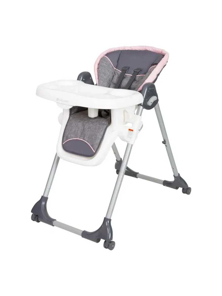 Детский стульчик для кормления Baby Dine Time 3-в-1 - розовый "Звездный свет" Baby Trend — изображение 4 из 5