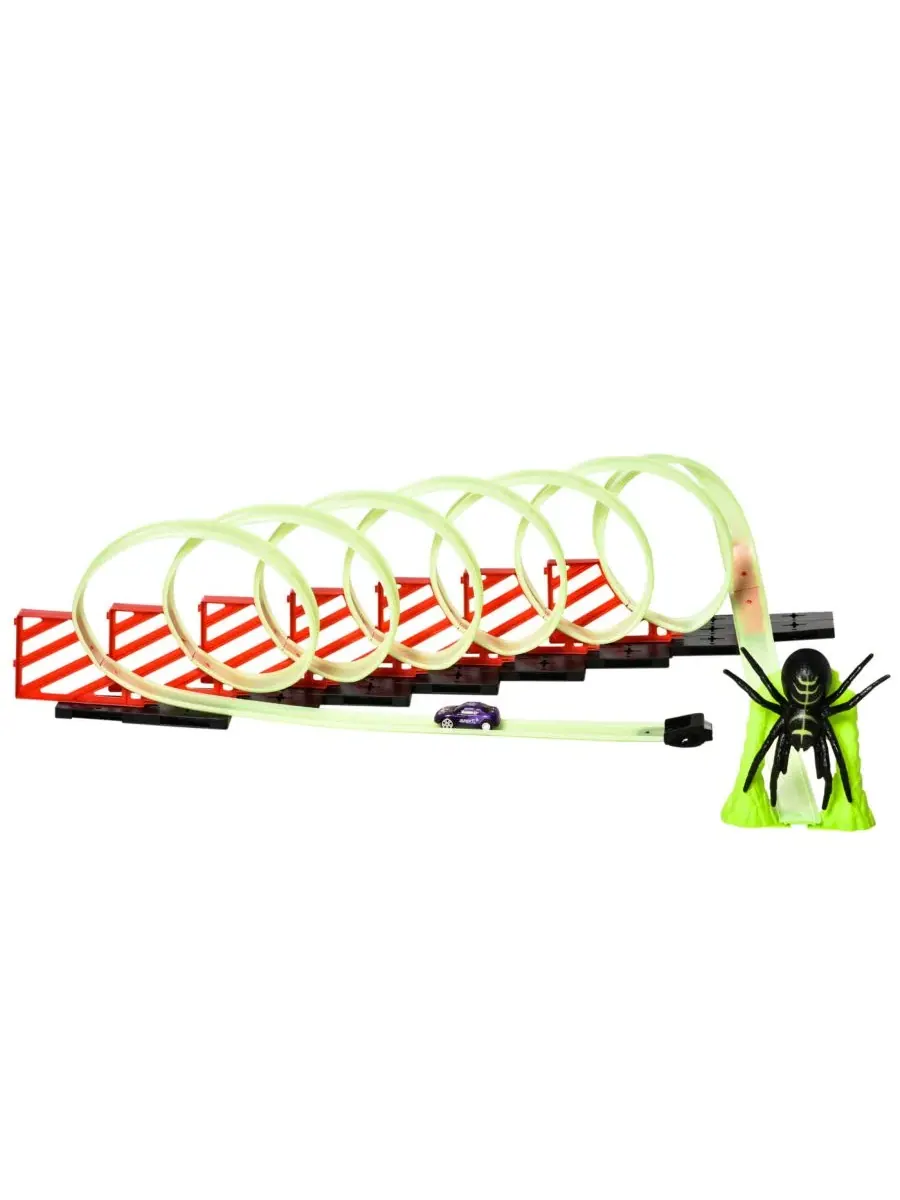 Игровой набор трек с машинкой и светящимся пауком Streamdale Furniture