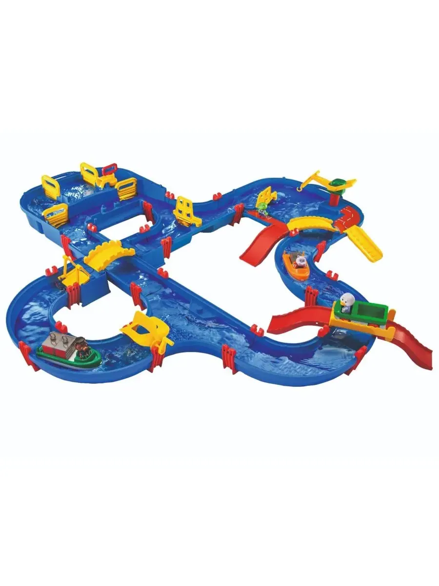 Игровой набор с водным каналом AmphieWorld Blue WOWMAZING