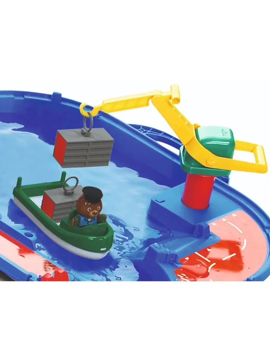 Игровой набор с водным каналом AmphieWorld Blue WOWMAZING — изображение 3 из 4, синий