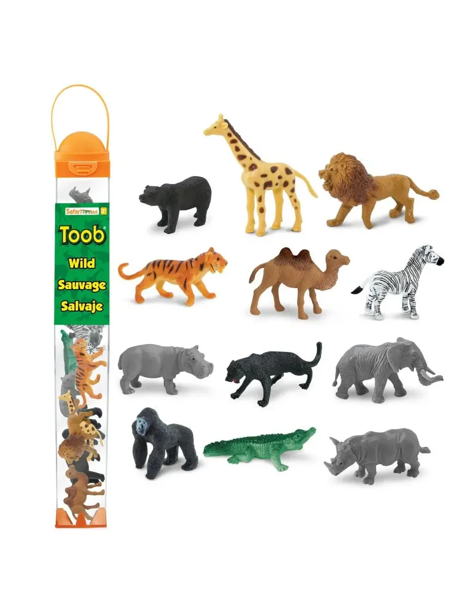 Раскрашенные вручную миниатюрные фигурки в диком стиле Safari Ltd.