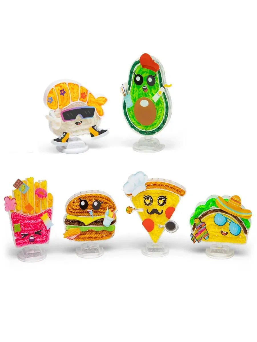 Наборы для сборки фигурок еды Loomies Rainbow Loom — изображение 2 из 9, мульти