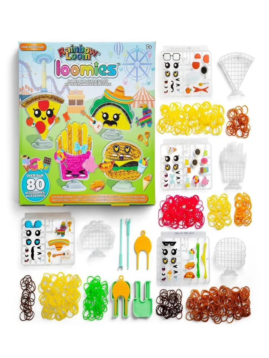 Наборы для сборки фигурок еды Loomies Rainbow Loom — изображение 7 из 9, мульти