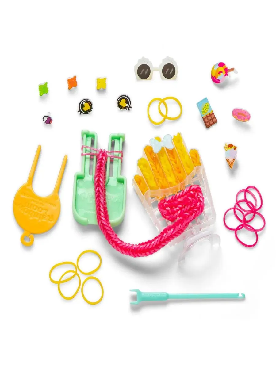 Наборы для сборки фигурок еды Loomies Rainbow Loom — изображение 9 из 9, мульти