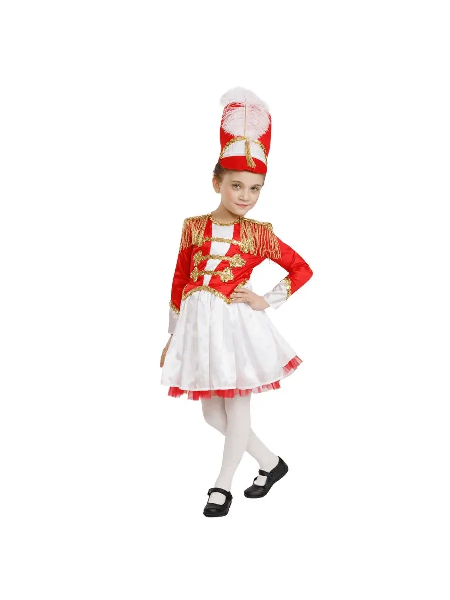 Костюм барабанщицы-мажоретки для девочек младшего возраста Dress Up America