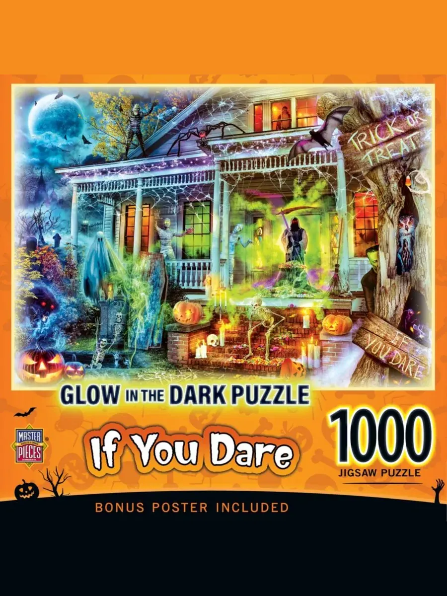 Пазл MasterPieces «Светящийся в темноте - Если осмелишься» (1000 деталей) Masterpieces Puzzles