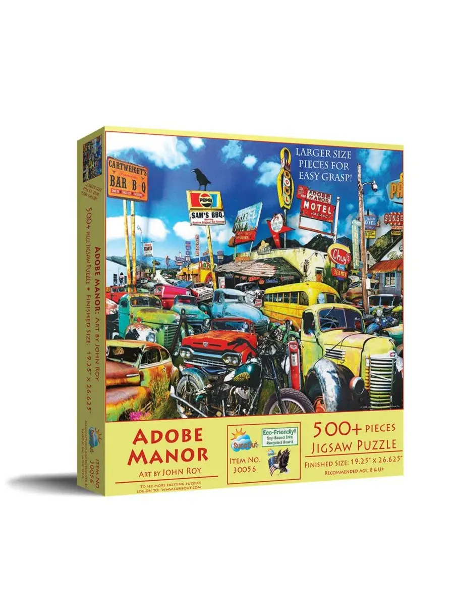 Пазл Adobe Manor из 500 крупных деталей для взрослых Sunsout