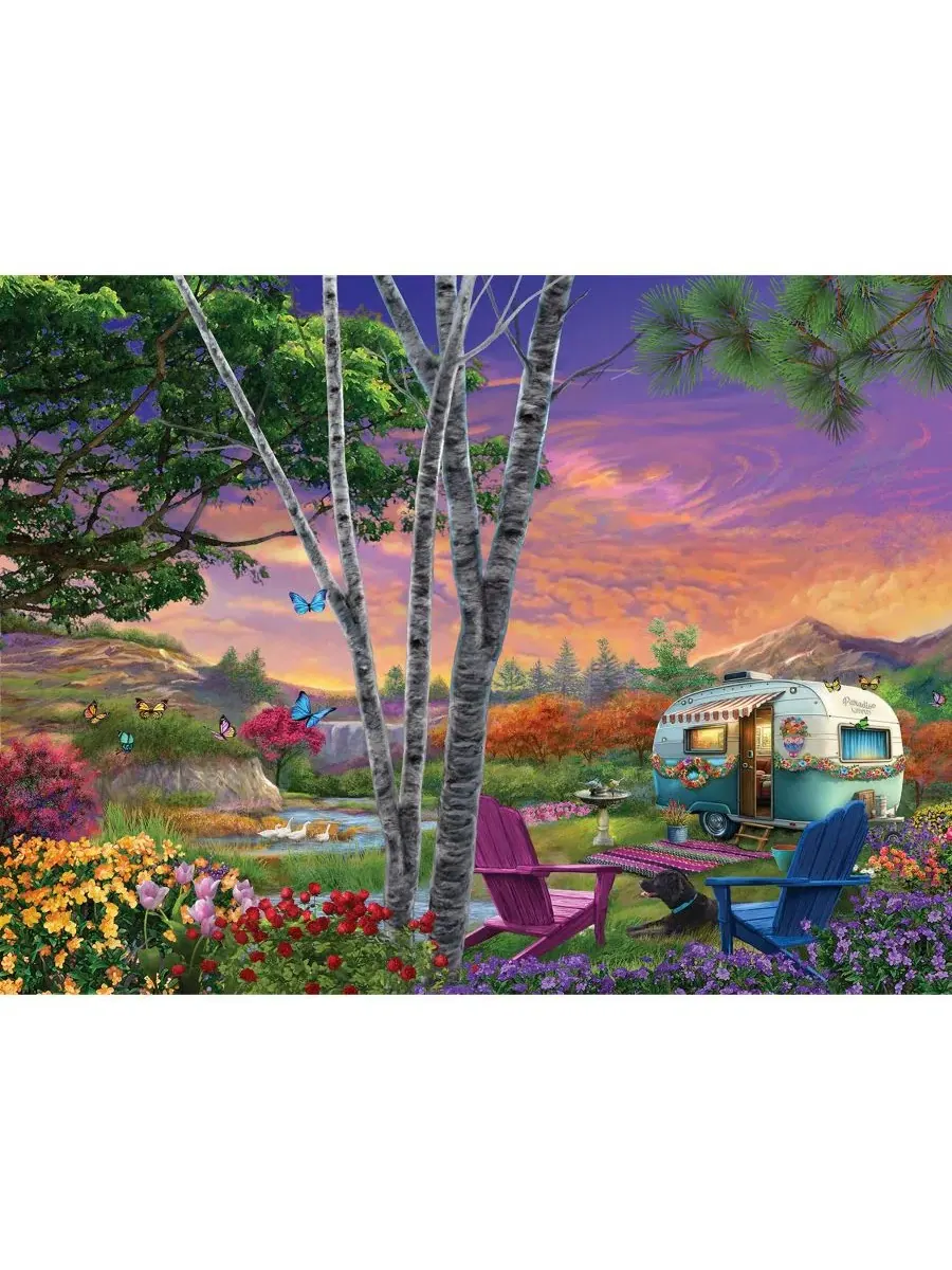 Пазл 500 деталей Parked in Paradise SunsOut, 46 x 61 см — изображение 5 из 5, нет цвета