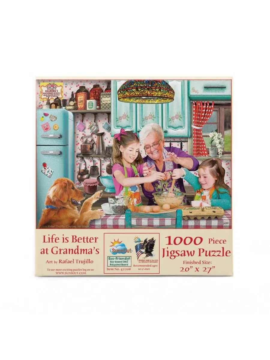 Пазл 1000 деталей Life is Better at Grandma's SunsOut — изображение 2 из 5, нет цвета