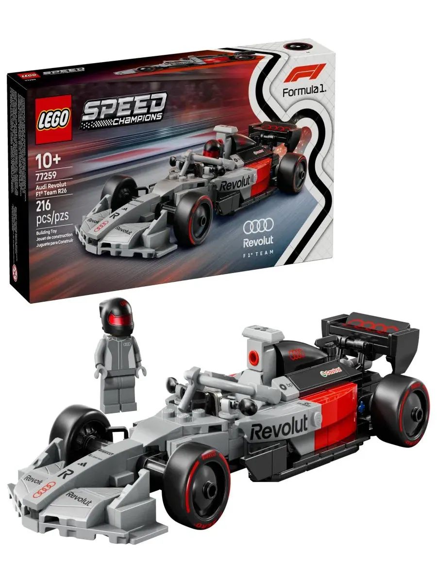 Конструктор Speed Champions Audi R26 F1 Race Car, 77259 Lego