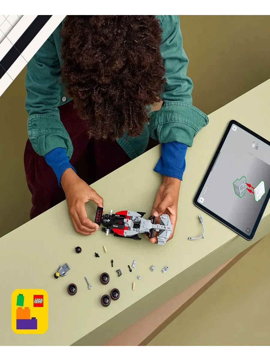 Конструктор Speed Champions Audi R26 F1 Race Car, 77259 Lego — изображение 6 из 6, нет цвета