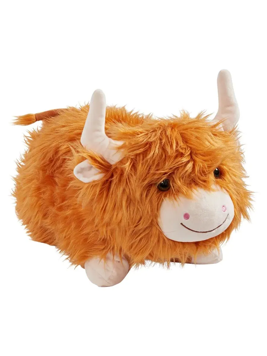 Мягкая игрушка-подушка Highland Cow Pillow Pets
