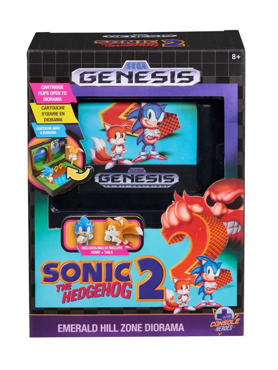 Игровой набор-диорама Console Heroes SEGA Sonic 2 Hedgehog Wilder Toys — изображение 5 из 5, нет цвета