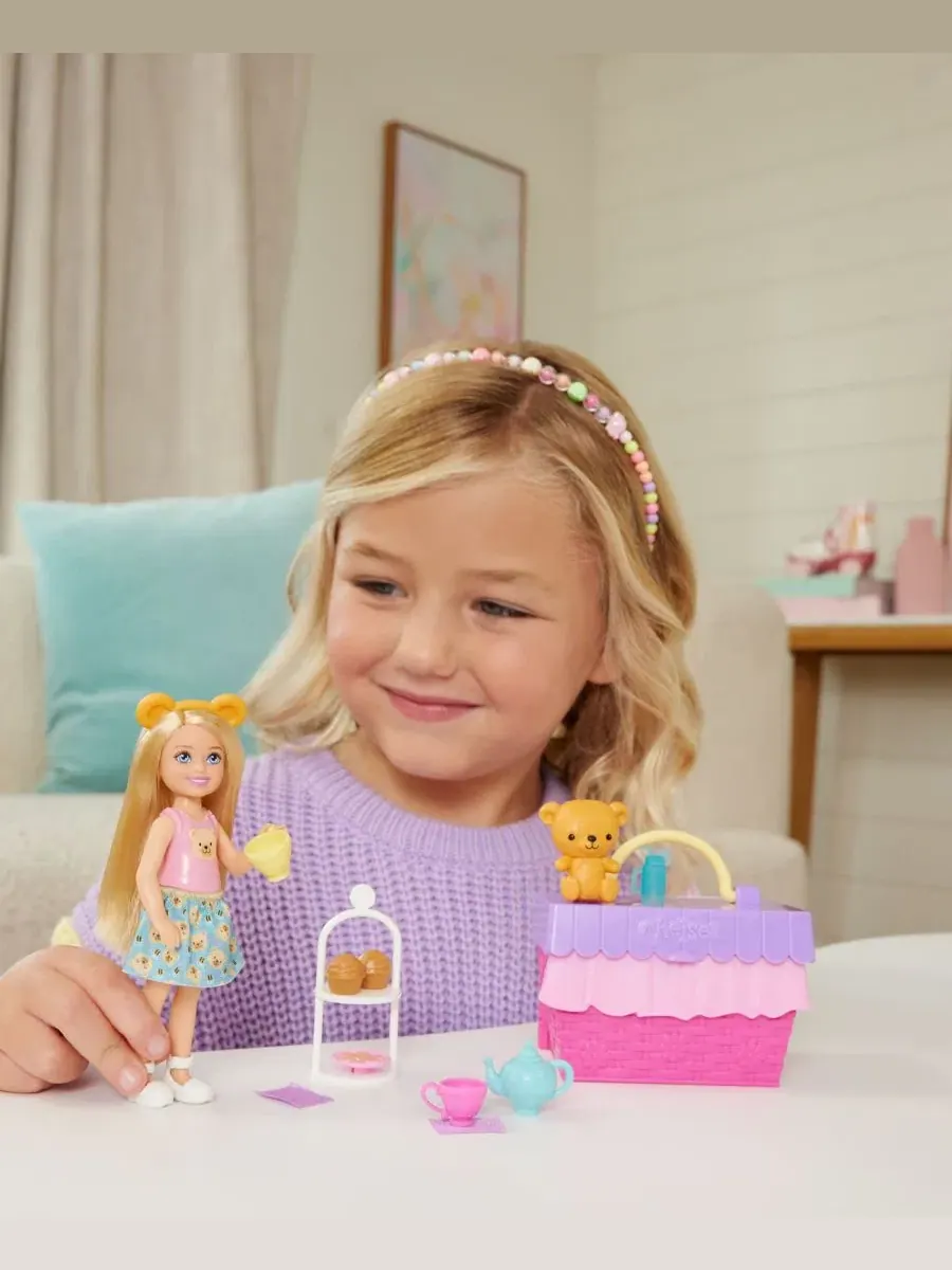 Игровой набор с куклой Челси и поп-ап чаепитием Barbie — изображение 6 из 6, нет цвета