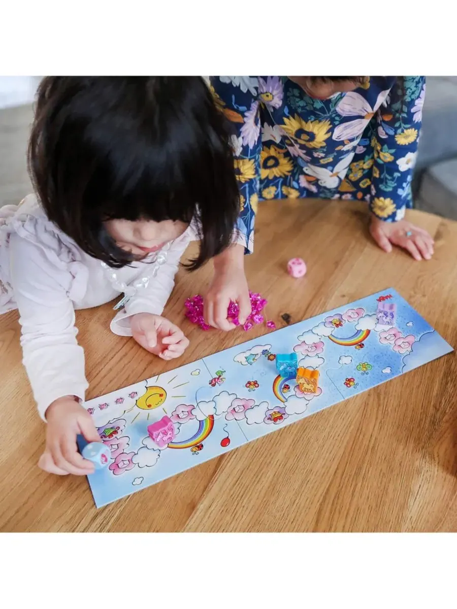 Настольная игра Unicorn Glitterluck Cloud Crystals Haba — изображение 2 из 7, розовый