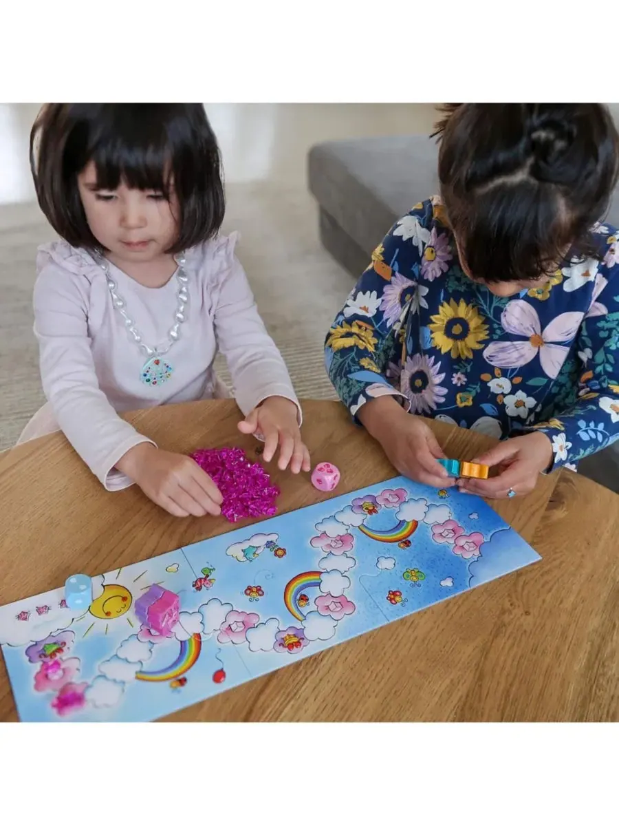 Настольная игра Unicorn Glitterluck Cloud Crystals Haba — изображение 3 из 7, розовый