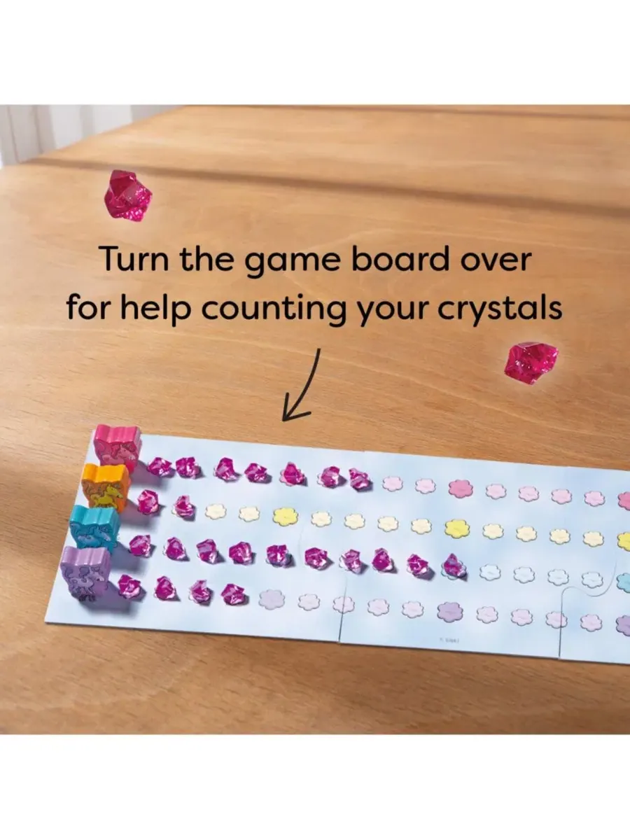 Настольная игра Unicorn Glitterluck Cloud Crystals Haba — изображение 4 из 7, розовый