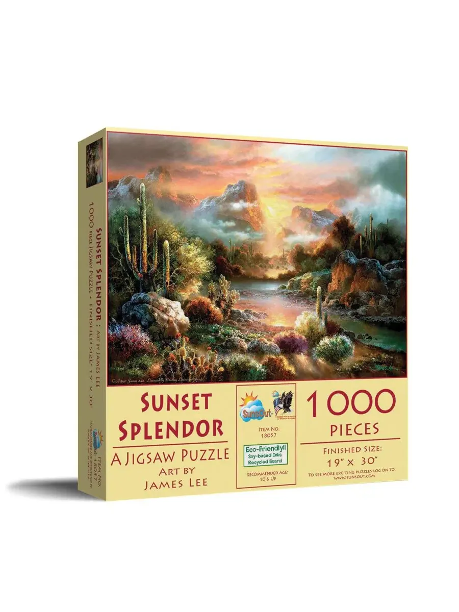 Пазл Sunset Splendor, 1000 элементов SunsOut