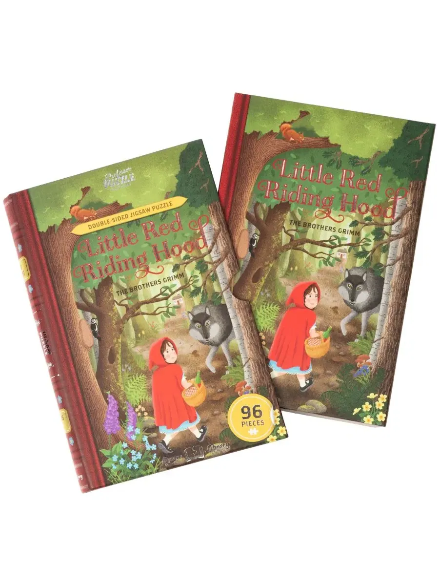 Пазл двусторонний Little Red Riding Hood, 96 деталей University Games — изображение 2 из 5, нет цвета