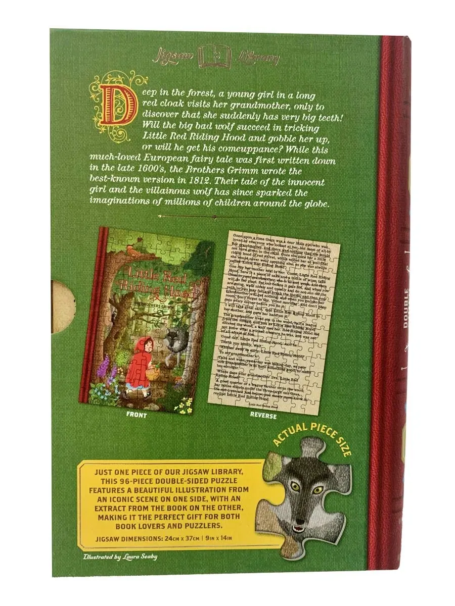 Пазл двусторонний Little Red Riding Hood, 96 деталей University Games — изображение 3 из 5, нет цвета